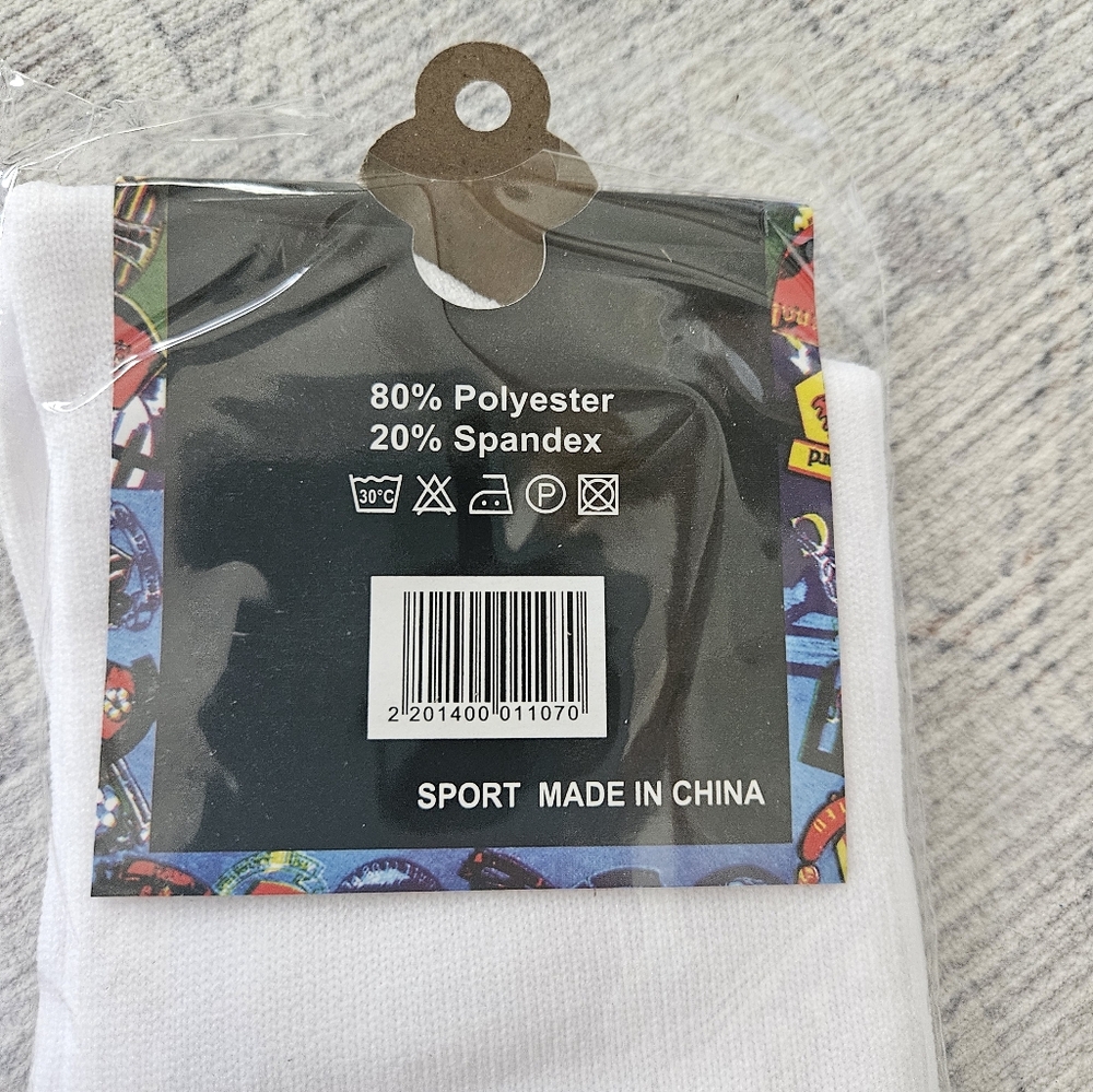 12 pairs knee high multi sport socks baseball socks soccer socks solid white . - Picture 6 of 6